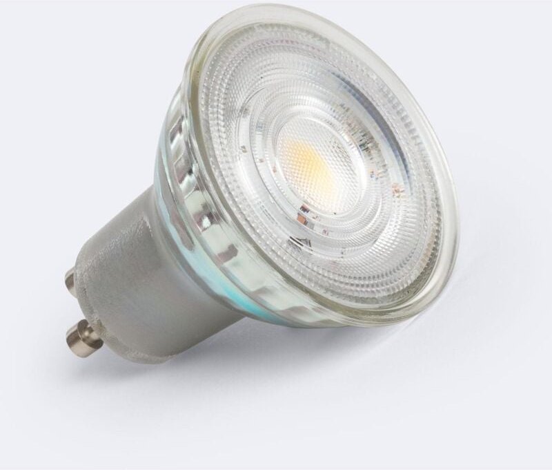 Ledkia - LED-Glühbirne GU10 10W 1000 lm Glas 30º No Flicker 6000K Kaltweiß