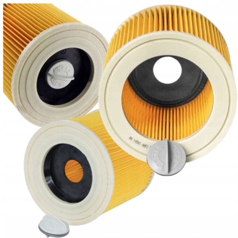 3x Kärcher WD3 Staubsaugerfilter (3 Stück) WD 3 MV3 WD2 SE4001 KWD