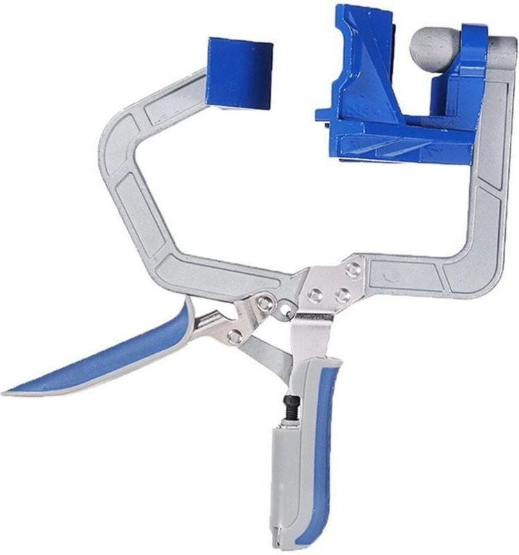 Shining House - Stück rechtwinklige Klemme, 90-Grad-Schraubstock, Messwerkzeug aus Aluminiumlegierung, für Zimmermann, 1...