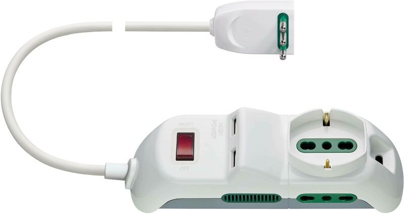 Vimar - M/universal presa+2 bipolaries+2 usb+kabel+interruktor fp00518.c.b.b