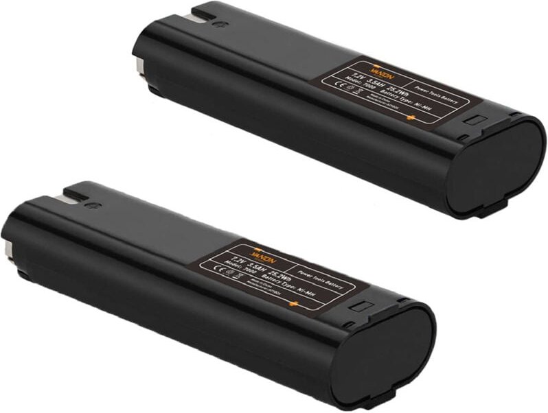 Pdstation - 2×7,2 v 4800 mAh Akku Kompatibel mit Makita 7000 7002 7033 191679-9 632002-4 632003-2 192532-2 192695-4