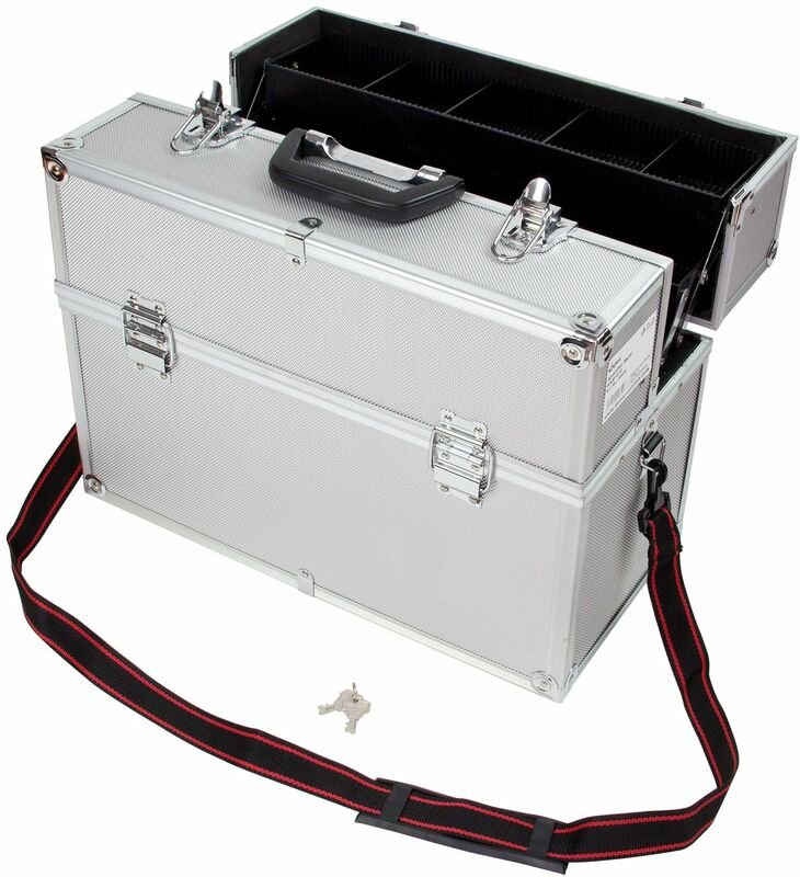 Dema - Alukoffer Werkzeugkoffer 46x23x35 cm Multikoffer Alu Universalkoffer leer