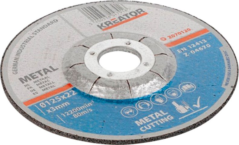 Trennscheiben - Metalle - Ø 115 x 2,5 mm - 6 Stück KREATOR