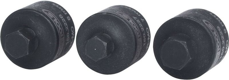 3/8' Bremssattel-Stecknuss-Satz, 3-tlg