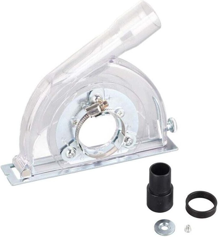 Staubschutzhaube zum Steinschneiden, Schleifhaube aus pc und Metall für 100/125/150 mm Winkelschleifer und 115 125 mm Sä...