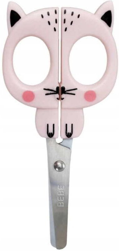 Abgerundete Edelstahl-Schulmetallschere 13 cm