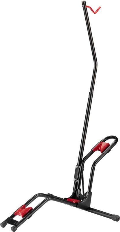 Thumbnail - Wiltec - vertikaler Fahrradständer 53 x 11 x 120 cm, Universal Fahrradhalter freistehend aus robustem Material, horizont...