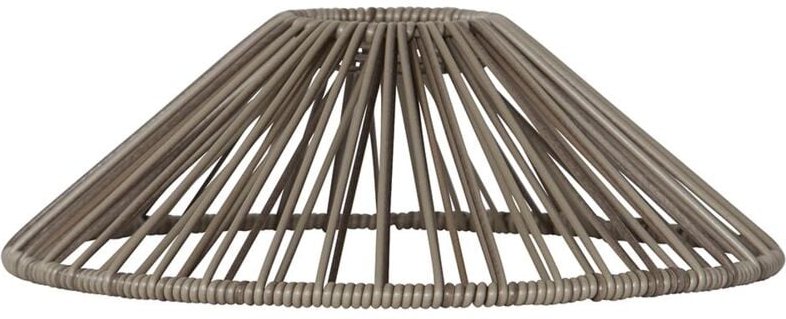 Star Trading - Lampenschirm Vide, Rattan, Beige, E27, Außenbereich, ⌀ 25 cm
