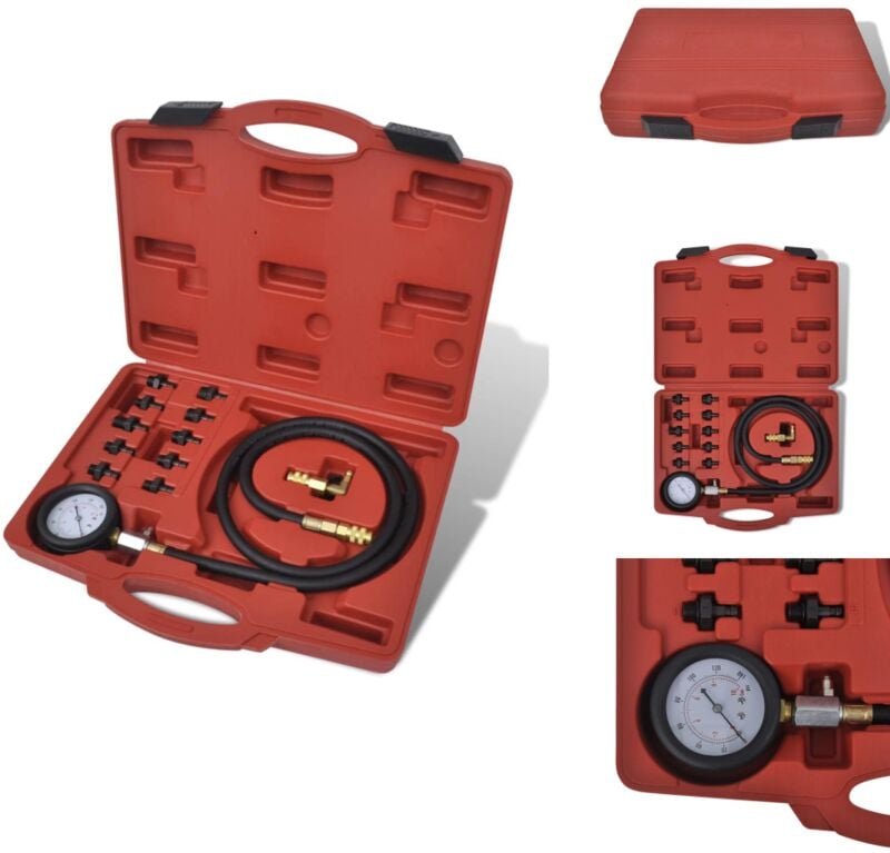 Motor- und Öldruck-Testset - Öldrucktest - Motordiagnose - Ölmessung - Werkstattwerkzeug - Ölfilterwechsel