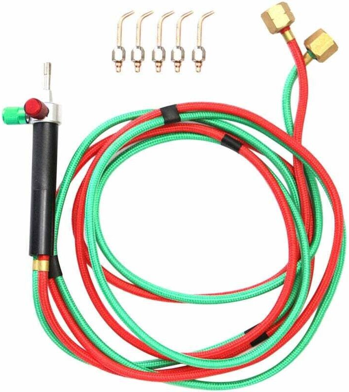 Mini-Schmuck-Gas-Soudering-Juwelier-Bazing-Löt-Schneidwerkzeug mit austauschbaren Brennerspitzen, mehrfarbig