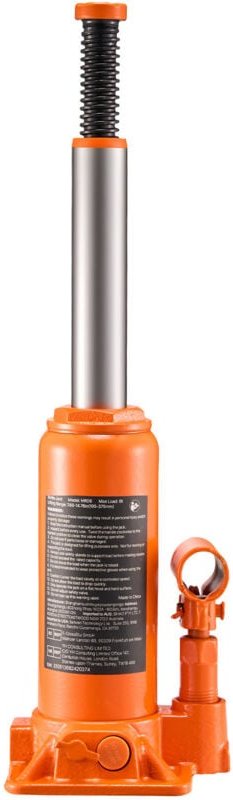 Mophorn Hydraulischer Flaschenheber mit 6 t Tragkraft, Hubbereich von 195–375 mm, robuster Wagenheber mit Schweißkonstru...