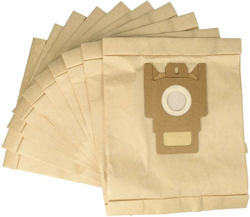 10x Staubsaugerbeutel kompatibel mit Miele The Solution 500, Venezia Staubsauger - Papier, Typ m, 28cm x 19,5cm Sandfarb...