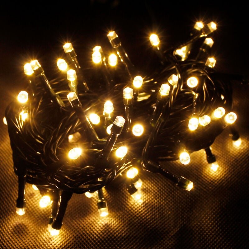 80er LED-Lichterkette Innen und aussen-MLK049WG