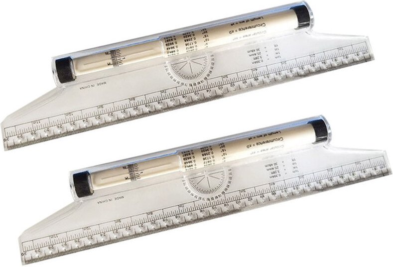 Parallellineal, multifunktionales Zeichenlineal zum Messen, Zeichnen und für Schüler////.