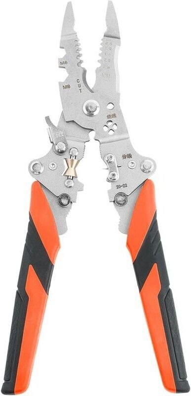 12-in-1 Abisolierzange, Elektrikerzange, 2025 Upgrade Multifunktions-Elektrikerwerkzeug, Kabelzange zum Abisolieren, Wic...