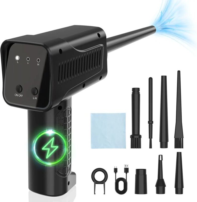 Akku-Staubbläser für Tastaturen, Laptops und Elektronik