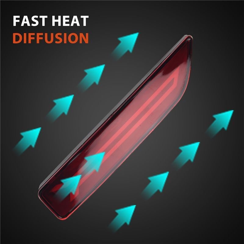 2 STÜCKE für CRV CR-V 2007 2008 2009 Multifunktions-LED-HeckstoßStangenleuchte Nebelschlussleuchte Autobirne Bremslichtr...