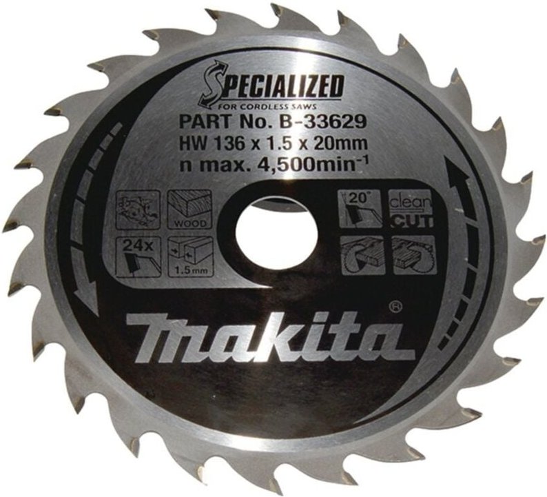 B-33629 specialized Sägeb.136x20x24Z - Makita