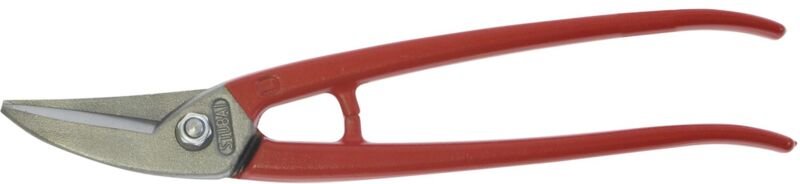 Stubai - Blechschere klein linksschneidend für gerade und gebogene Schnitte - Lochschere Blech Länge 300mm, Kohlenstoffs...