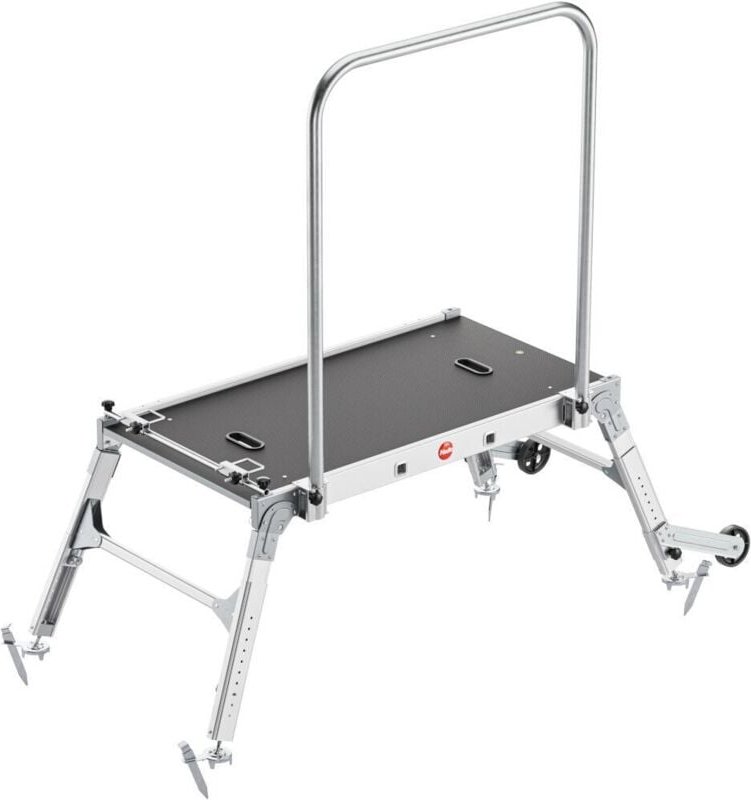 Arbeitsplattform LP Outdoor mit Handlauf, bis 300 kg belastbar