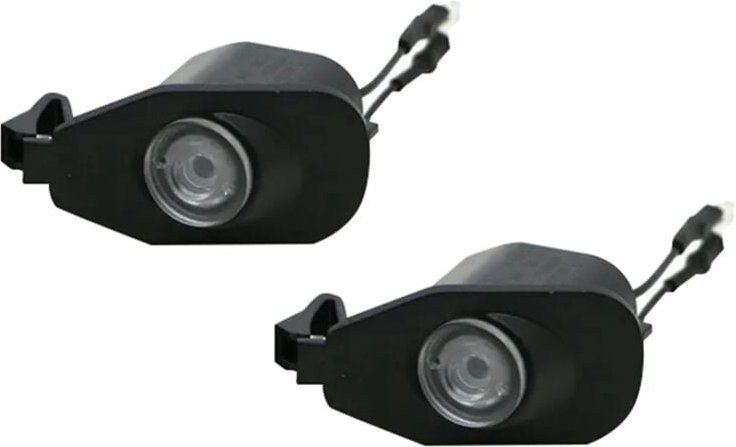 Für 2013-2022 led Seite Puddle Laser-Rückspiegel Willkommen Courtesy Logo Lichter