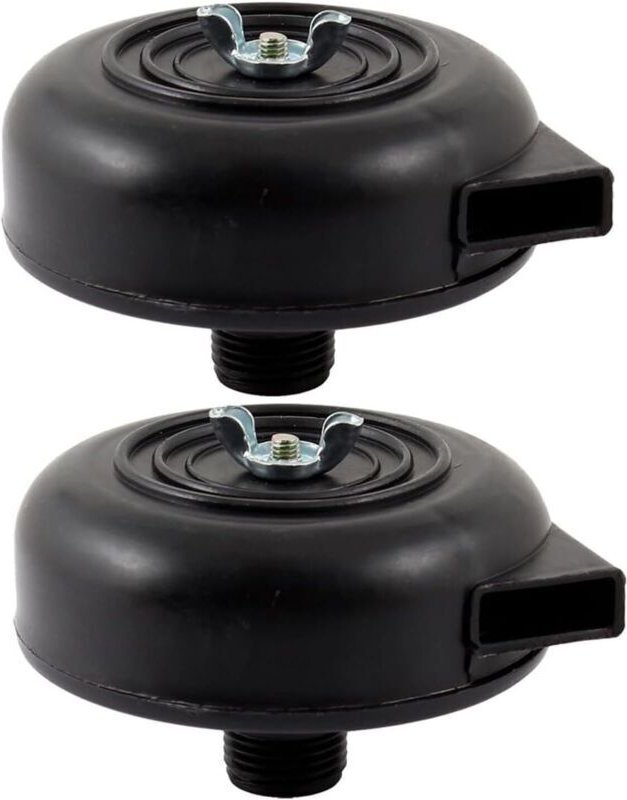 Stück 20-mm-Abluftfilterabdeckungen für Luftkompressoren, Schwarz