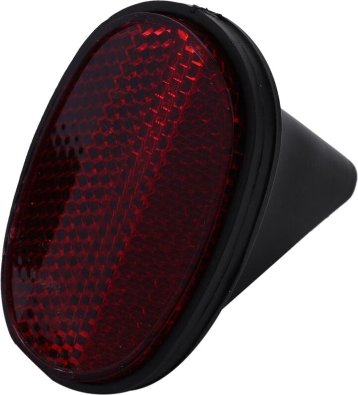 1 stücke Fahrrad Hinten Schwanz Reflektor Kotflügel Oval Warnning Rot schwarz