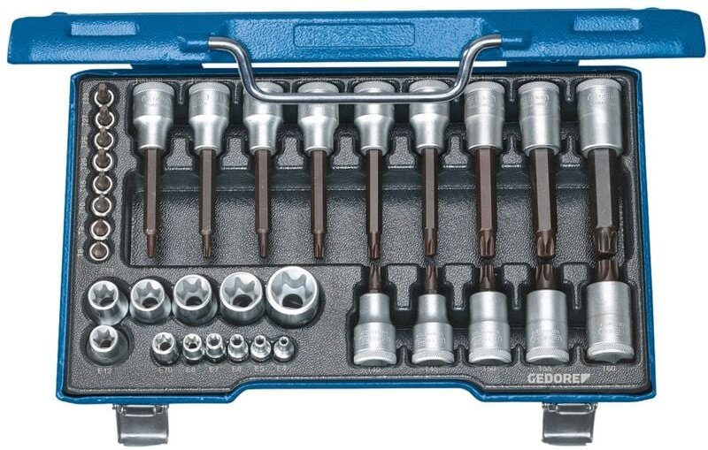 Gedore Schraubendreher-Satz 1/2+1/4 34-tlg. TX