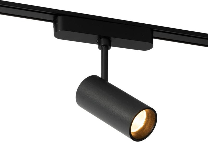 Moderner schwarzer Strahler für 1-phasiges Schienensystem 9W 3000K - Magnetic Gert