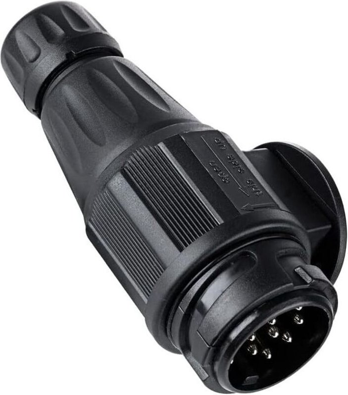 13-poliger Anhängerstecker, wasserdichter 12-V-Stecker (männlich), für Wohnwagen, Wohnmobil, Auto, Boot