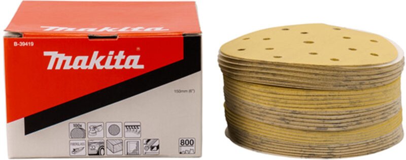 B-39419 Schachtel mit Scheiben 150 mm G800, 100 Stück - Makita