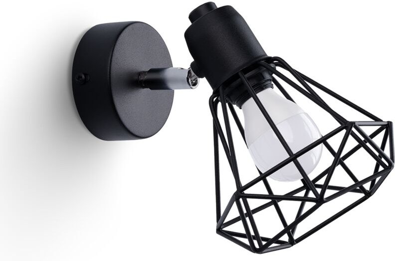 Artemis 1 schwarze Wandleuchte