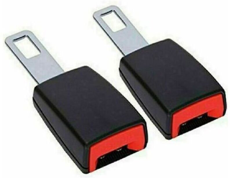 2x Verstellbare Auto-Sicherheitsgurt-Verlängerungsschnalle mit Verriegelungsclip