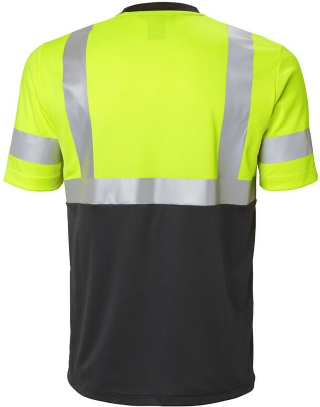 Warn-T-Shirt addvis, gelb, Gr.S