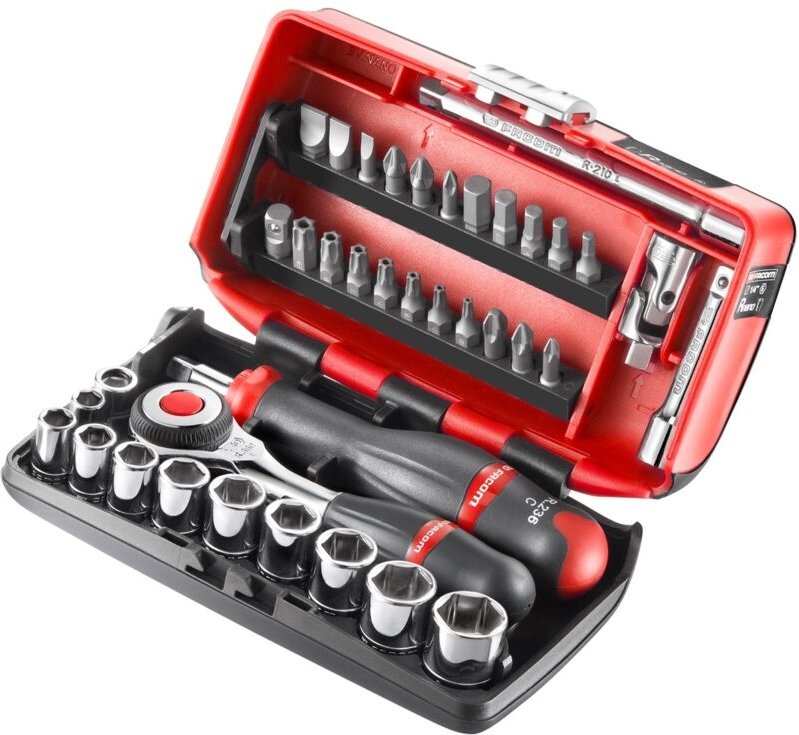 Steckschlüsselsatz 1/4 6-Kant Nano Facom RL.360NANO-U1