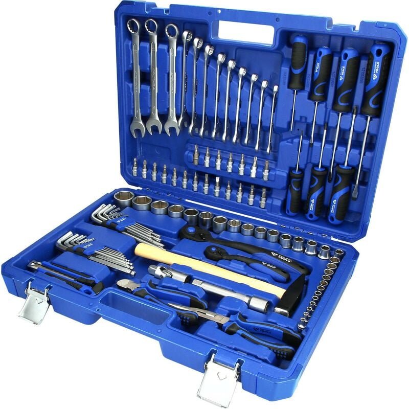 Brilliant Tools - 1/4 + 1/2 Universal-Werkzeug-Satz, 95-tlg.