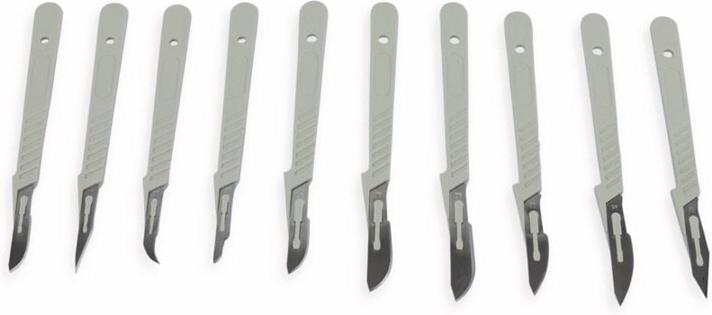 Skalpell-Set ES-10, steril, 10-teilig - Daytools