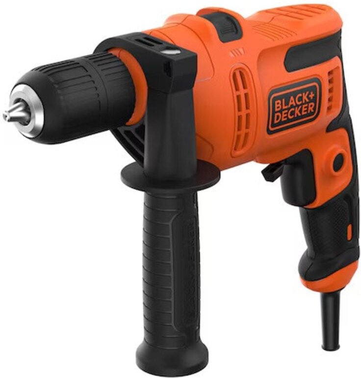 BEH200 Black&decker Perceuse à percussion Black&decker BEH200 500W mandrin sans clé