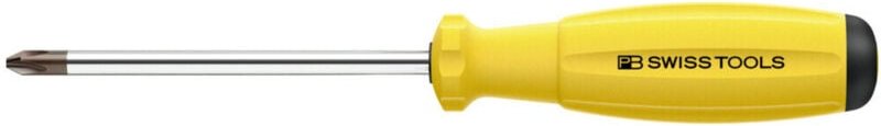 Pb Swiss Tools - Schraubendreher, für Phillips, mit 2K-SwissGrip-Heft, esd, Kreuzschlitzgröße 1