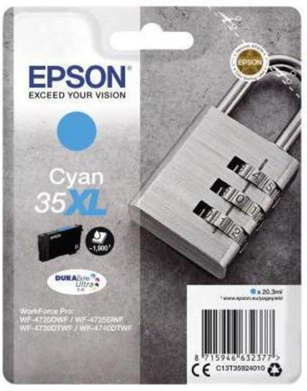 Tintenpatrone Originalzubehör 35XL ca. 1.900 Seiten cyan 20,3ml