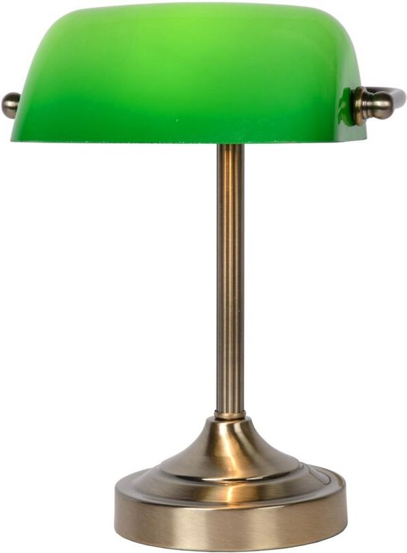 Banker - Schreibtischlampe - 1xE14 - Bronzefarbe - Lucide