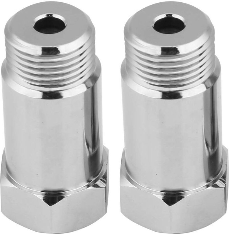 Thumbnail - Sauerstoffsensor 2 Stück 45 mm M18 1,5 Check Engine Light Eliminator O2-Adapter + Lambdasonde Lambdasonde Lambdasonde La...