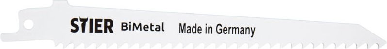 STIER Säbelsägeblatt, 5 Stück, Modell ST4016, Schnittlänge 130 mm, Zahnteilung 4,2 mm, ideal für präzises Zuschneiden vo...