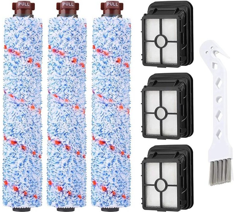 für , 3 Multi-Bürstenrollen + Staubsaugerfilter