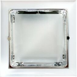 Electro Dh - square downlight 2x18W E27 chrome