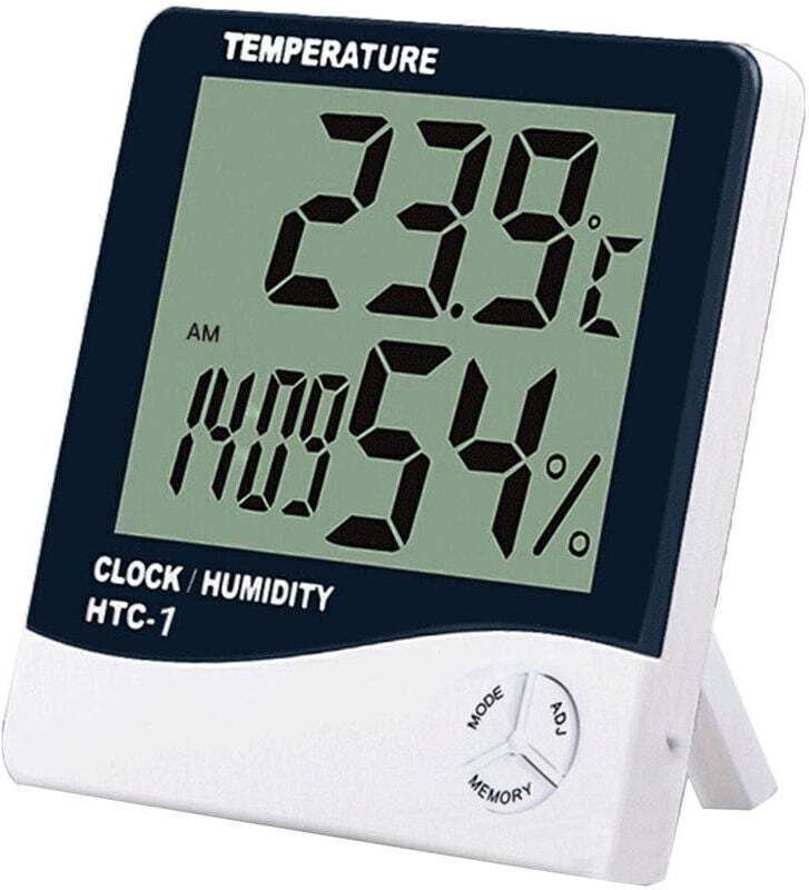 Digitales Thermometer-Hygrometer mit Außensonde – Großes LCD-Display – ℃/℉-Umschaltung – Für Zuhause/Büro/Schlafzimmer