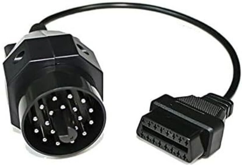 20-Pin zu OBD2 16-Pin Adapterkabel Diagnose-Stecker Diagnosekabel für BMW-Fahrzeuge (Kfz-Diagnose)