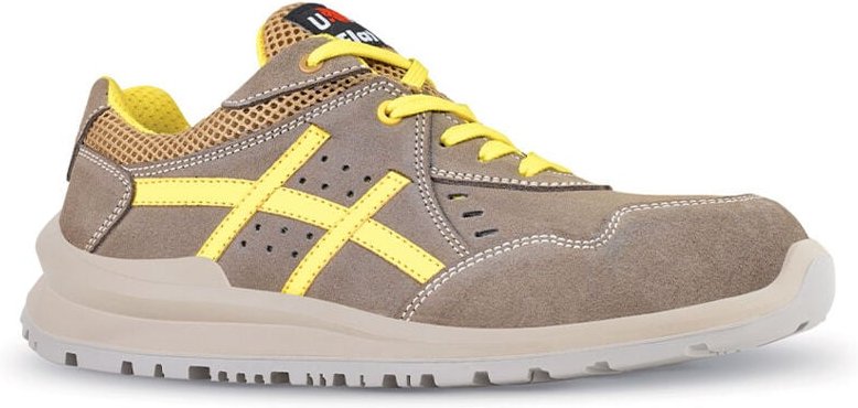 Sicherheitshalbschuhe michael S1P src - Braun/Gelb 41