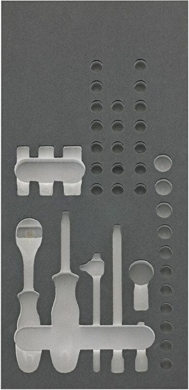 Fortis Werkzeugmodul 1/3 leer Steckschlüssel 1/4