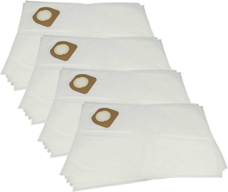 20x Staubbeutel Ersatz für Dewalt DCV9402-XJ für Staubsauger - Mikrovlies, Typ m, 55cm x 34cm Weiß - Vhbw